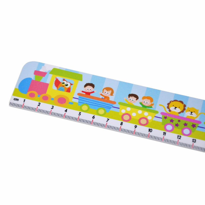 Regla de 30 cm Trenecito - Educatodo material didáctico y juegos educativos - Educatodo