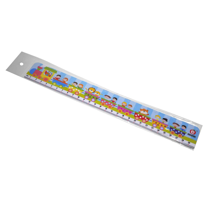 Regla de 30 cm Trenecito - Educatodo material didáctico y juegos educativos - Educatodo