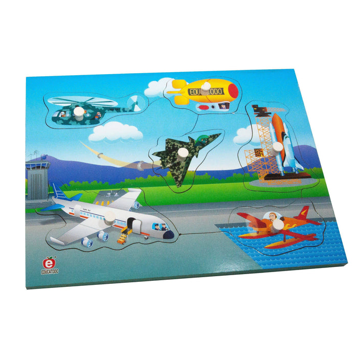 Resaque con Perilla Transportes Aéreos - Educatodo material didáctico y juegos educativos - Educatodo