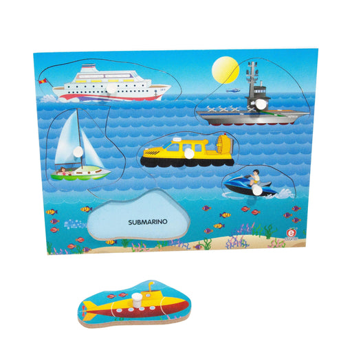 Resaque con Perilla Transportes Marítimos - Educatodo material didáctico y juegos educativos - Educatodo