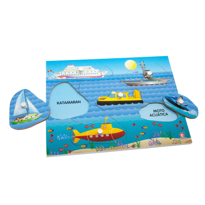 Resaque con Perilla Transportes Marítimos - Educatodo material didáctico y juegos educativos - Educatodo
