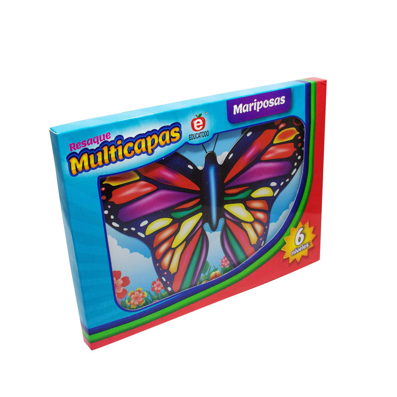 Resaque Multicapas Mariposas - Educatodo material didáctico y juegos educativos - Educatodo