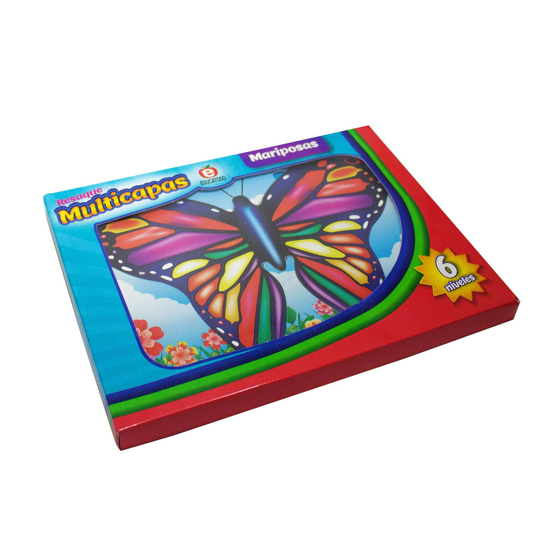 Resaque Multicapas Mariposas - Educatodo material didáctico y juegos educativos - Educatodo
