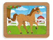 Rompecabezas Caballo con cría - Educatodo material didáctico y juegos educativos - Educatodo