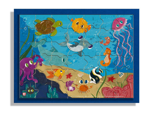 Rompecabezas con marco 42 Piezas Animales del Mar - Educatodo material didáctico y juegos educativos - Educatodo
