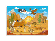 Rompecabezas con marco 42 Piezas  El desierto - Educatodo material didáctico y juegos educativos - Educatodo
