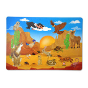 Rompecabezas con marco 42 Piezas  El desierto - Educatodo material didáctico y juegos educativos - Educatodo