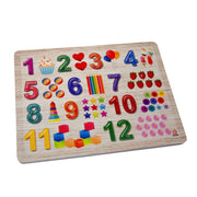 Rompecabezas del 1 al 12 - Educatodo material didáctico y juegos educativos - Educatodo