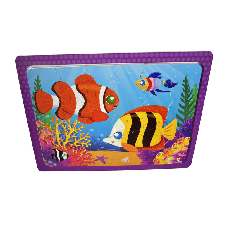 Rompecabezas El Acuario C/M Gde. 28 x 21 cm - Educatodo material didáctico y juegos educativos - Educatodo
