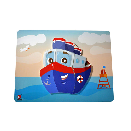 Rompecabezas El Barco 28 x 21 cm - Educatodo material didáctico y juegos educativos - Educatodo