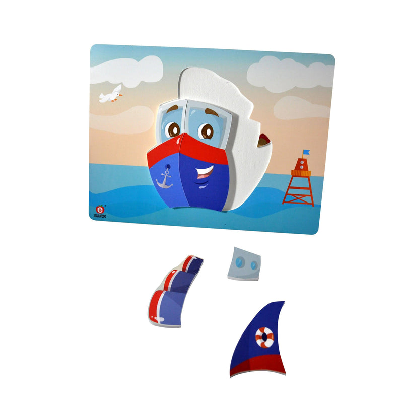 Rompecabezas El Barco 28 x 21 cm - Educatodo material didáctico y juegos educativos - Educatodo