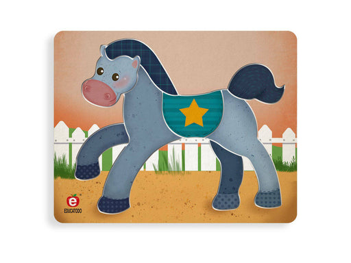 Rompecabezas El Caballo 21 x 16.5 cm - Educatodo material didáctico y juegos educativos - Educatodo
