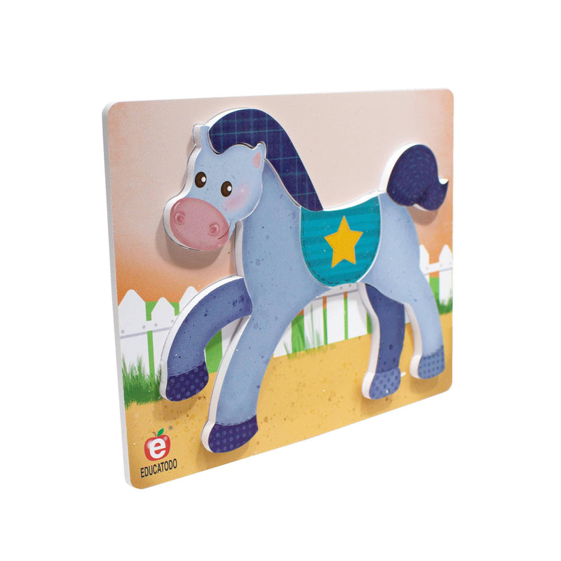 Rompecabezas El Caballo 21 x 16.5 cm - Educatodo material didáctico y juegos educativos - Educatodo