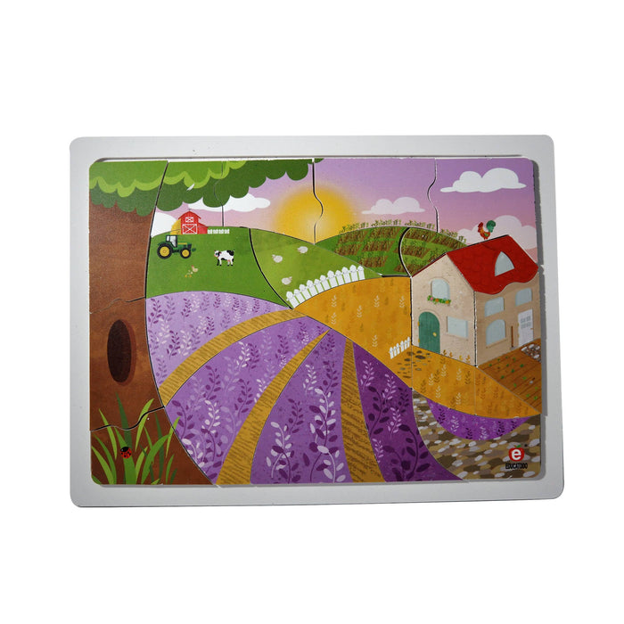 Rompecabezas El Campo C/M Gde. 28 x 21 cm - Educatodo material didáctico y juegos educativos - Educatodo