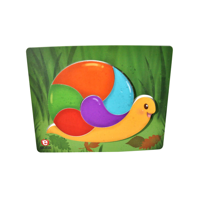 Rompecabezas El Caracol 21.5 x 17 cm - Educatodo material didáctico y juegos educativos - Educatodo