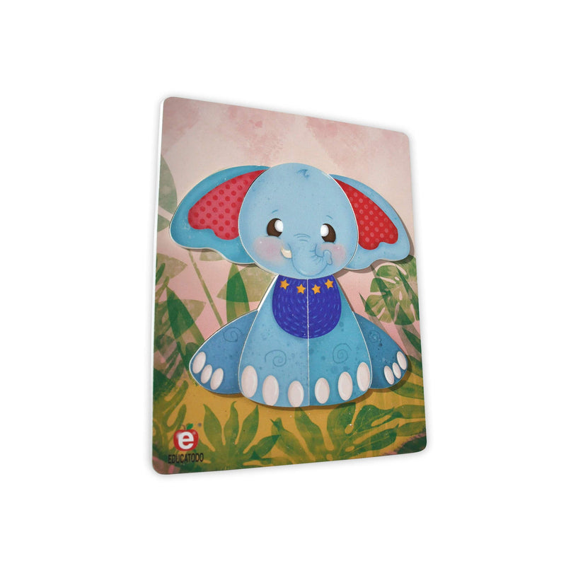 Rompecabezas El Elefante 21.5 x 17 cm - Educatodo material didáctico y juegos educativos - Educatodo