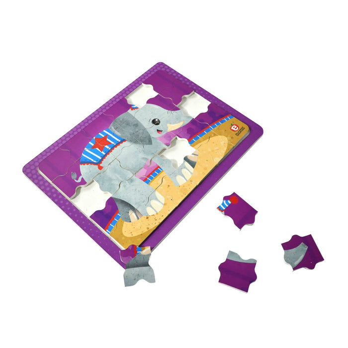 Rompecabezas El Elefante C/M Gde. 28 x 21 cm - Educatodo material didáctico y juegos educativos - Educatodo