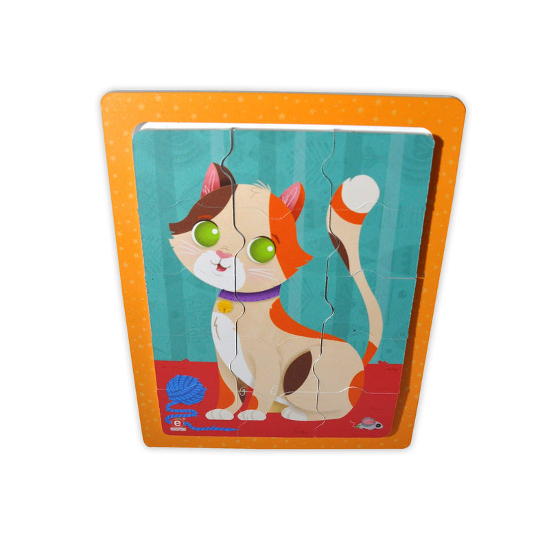 Rompecabezas El Gato C/M Ch. 21.5 x 17 cm - Educatodo material didáctico y juegos educativos - Educatodo