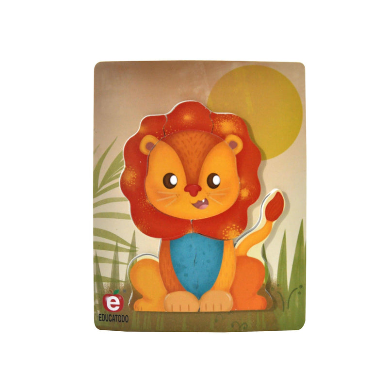 Rompecabezas El León S/M 21.5 x 17 cm - Educatodo material didáctico y juegos educativos - Educatodo