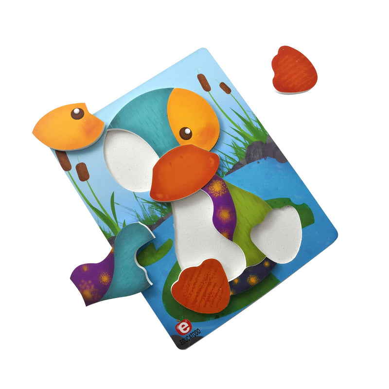 Rompecabezas El Pato S/M 21.5 x 17 cm - Educatodo material didáctico y juegos educativos - Educatodo