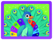 Rompecabezas El Pavo Real C/M Gde. 28 x 21 cm - Educatodo material didáctico y juegos educativos - Educatodo