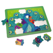 Rompecabezas El Pavo Real C/M Gde. 28 x 21 cm - Educatodo material didáctico y juegos educativos - Educatodo