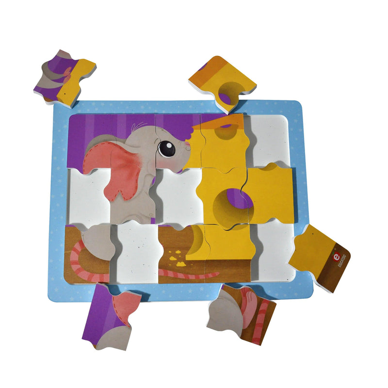Rompecabezas El Ratón C/M Ch. 21.5 x 17 cm - Educatodo material didáctico y juegos educativos - Educatodo