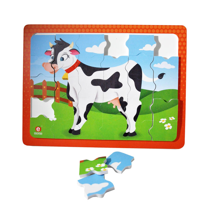 Rompecabezas La Vaca C/M Gde. 28 x 21 cm - Educatodo material didáctico y juegos educativos - Educatodo