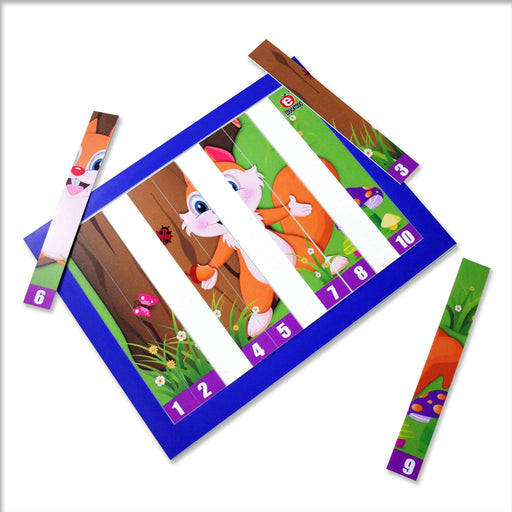Rompecabezas Lineal Ardilla - Educatodo material didáctico y juegos educativos - Educatodo