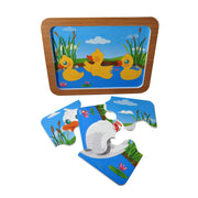 Rompecabezas Pato con cría - Educatodo material didáctico y juegos educativos - Educatodo