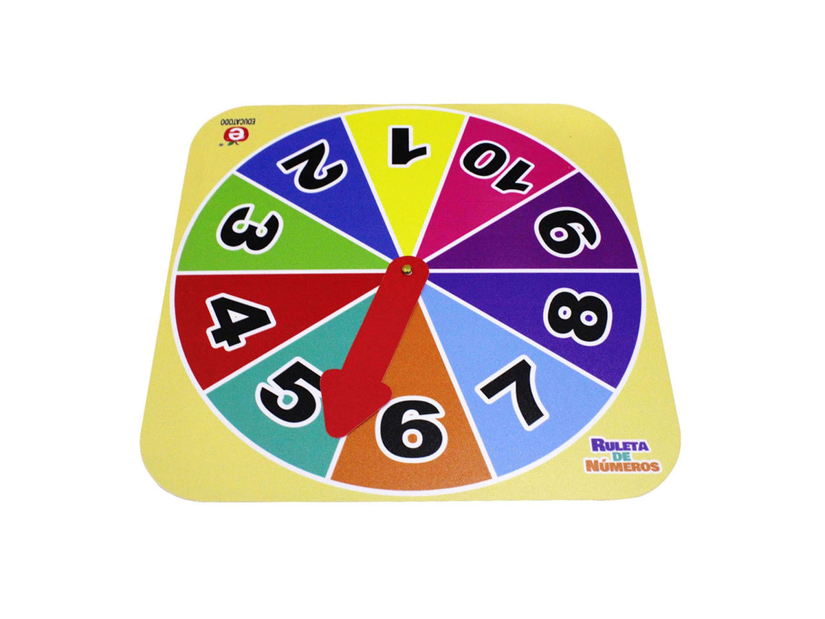 Ruleta de madera para niños con números. Rueda de la ruleta Fotografía de  stock - Alamy