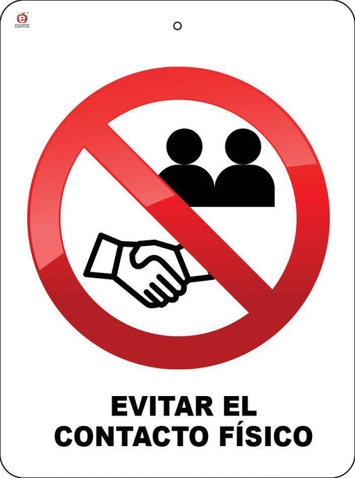 Señal Evitar El Contacto Físico - Educatodo material didáctico y juegos educativos - Educatodo