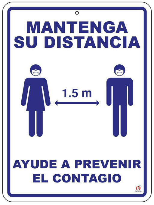 Señal Mantenga su Distancia - Educatodo material didáctico y juegos educativos - Educatodo
