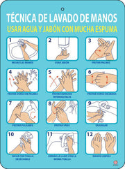 Señal Técnica de Lavado de Manos - Educatodo material didáctico y juegos educativos - Educatodo