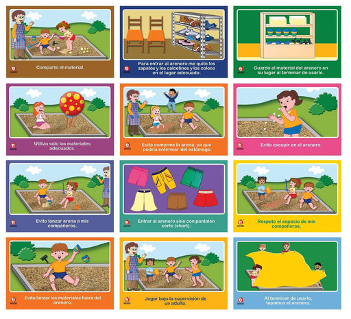 Paquete de Señales Arenero con - Educatodo material didáctico y juegos educativos - Educatodo