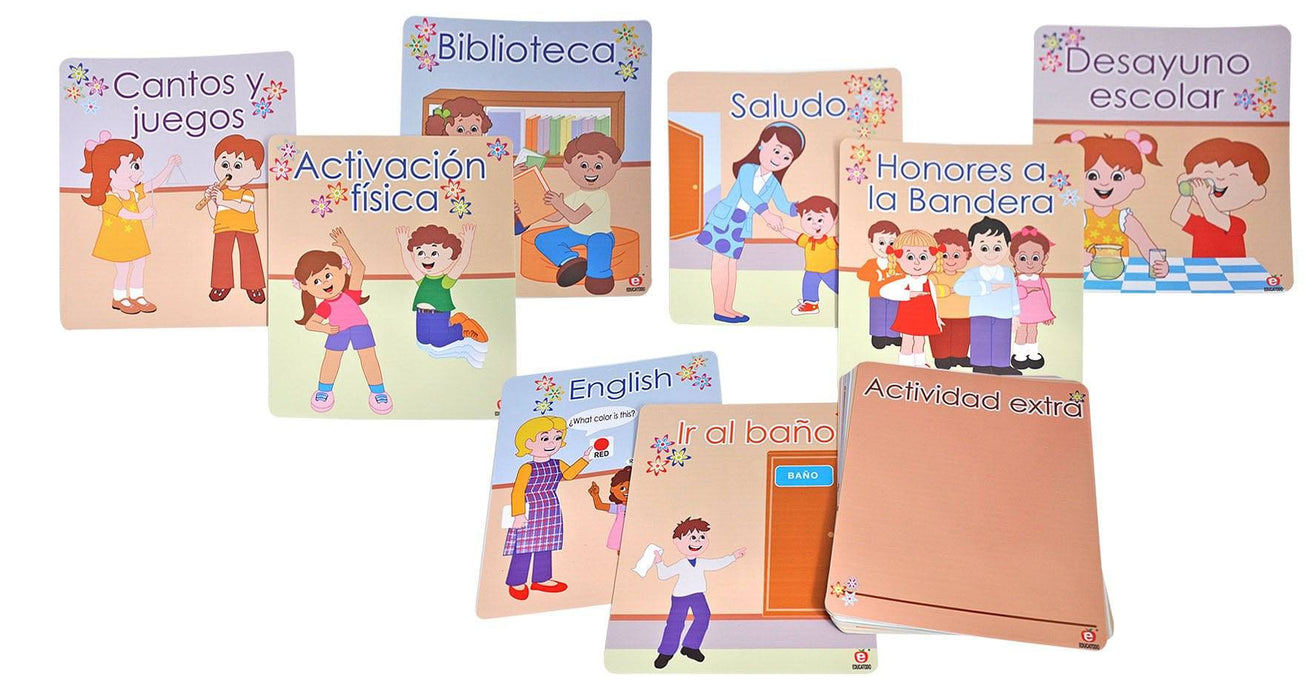 Paquete de Señales Planeación del Día - Educatodo material didáctico y juegos educativos - Educatodo