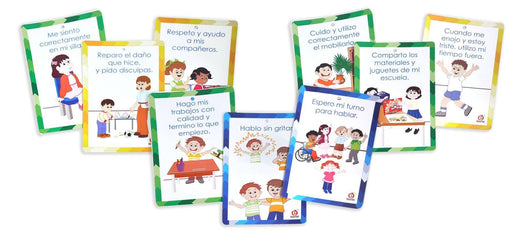 Paquete De Señales Reglas De Convivencia - Educatodo material didáctico y juegos educativos - Educatodo