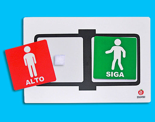 Señal Alto Siga Peatonal - Educatodo material didáctico y juegos educativos - Educatodo