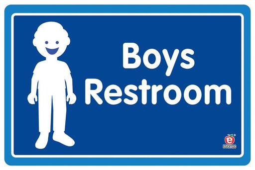 Señal Boys Restroom - Educatodo material didáctico y juegos educativos - Educatodo