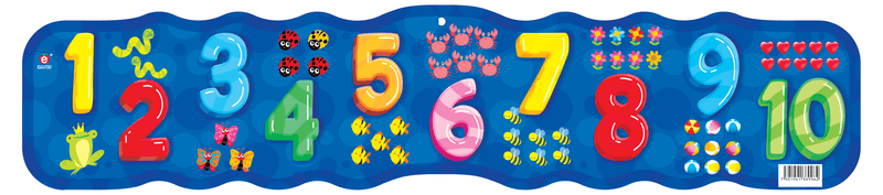 Señal Decorativa Números Del 1 Al 10 - Educatodo material didáctico y juegos educativos - Educatodo