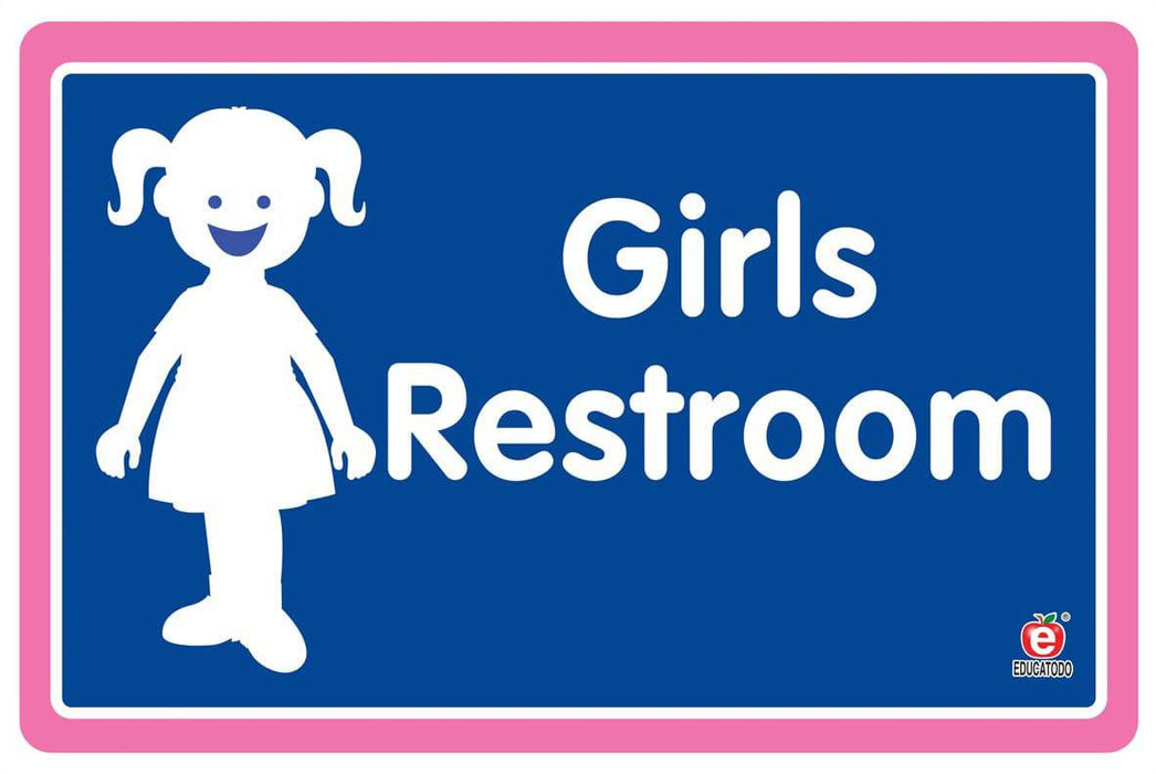 Señal Girls Restroom - Educatodo material didáctico y juegos educativos - Educatodo