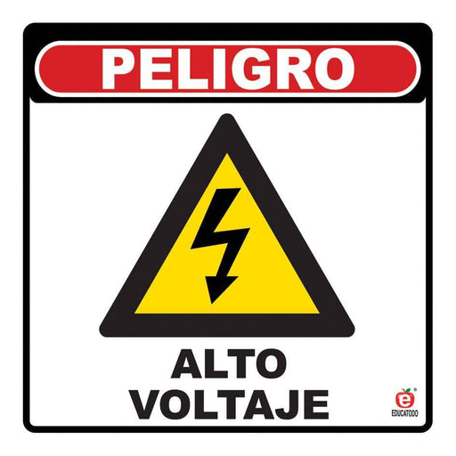 Señal Individual Alto Voltaje - Educatodo material didáctico y juegos educativos - Educatodo