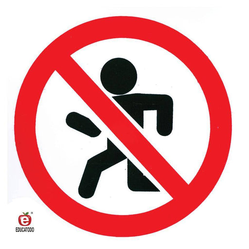 Señal Individual No Correr - Educatodo material didáctico y juegos educativos - Educatodo