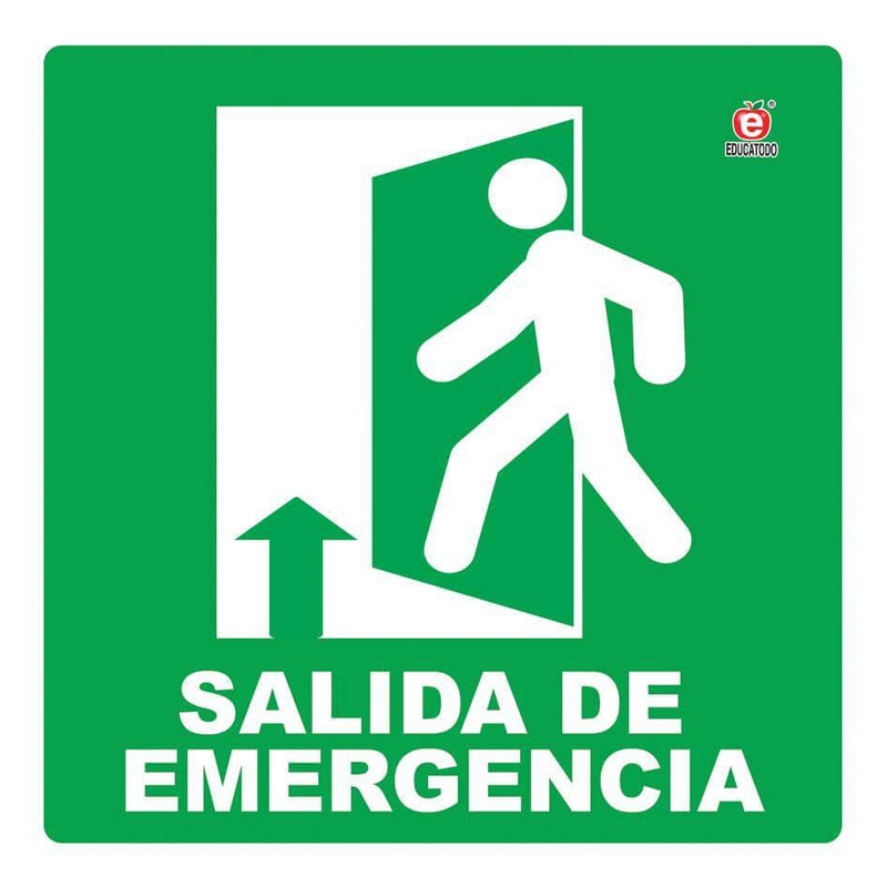 Señal Individual Salida De Emergencia - Educatodo material didáctico y juegos educativos - Educatodo