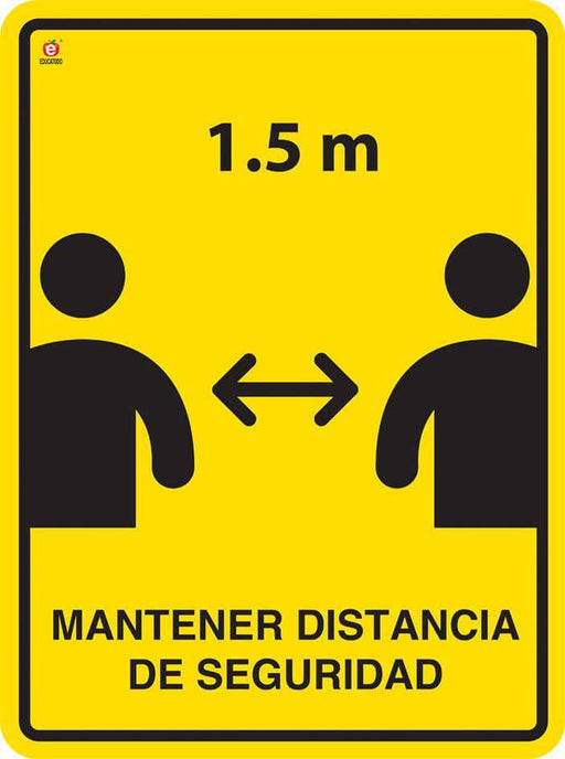 Señal Mantener Distancia de Seguridad - Educatodo material didáctico y juegos educativos - Educatodo