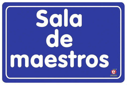 Señal Sala de Maestros - Educatodo material didáctico y juegos educativos - Educatodo