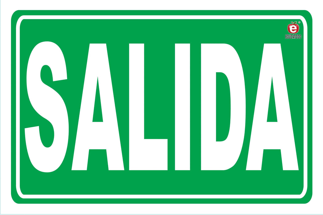 Señal Salida - Educatodo material didáctico y juegos educativos - Educatodo