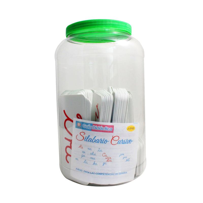 Silabario Cursivo 222 Tarjetas - Educatodo material didáctico y juegos educativos - Educatodo