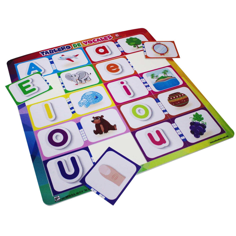 Tablero de Vocales - Educatodo material didáctico y juegos educativos - Educatodo