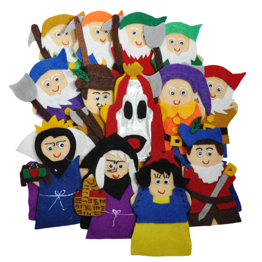 Juego de 13 Títeres Digitales Blanca Nieves - Educatodo material didáctico y juegos educativos - Educatodo